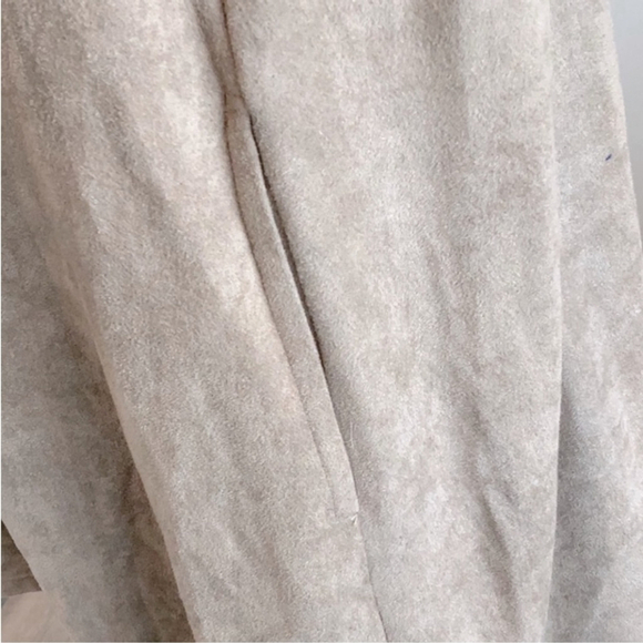 Festival Faux Tan Suede Black Lace Up Size Medium All Seasons - Picture 3 of 7